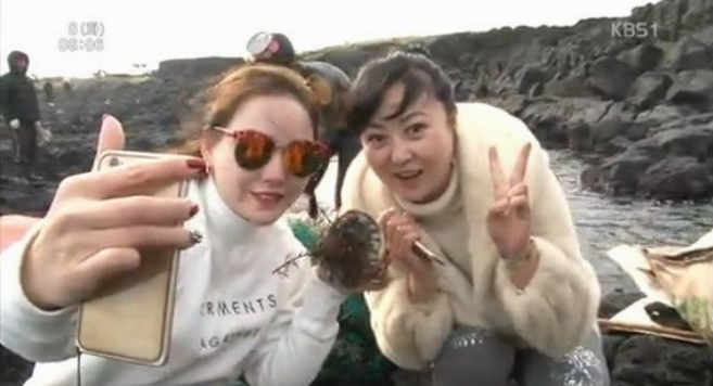 인간극장 촬영도중 제주도해녀할머니가 채취한 전복을가져가는 중국여성2명 | 인스티즈