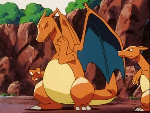 [포켓몬] 파이리,꼬부기,이상해씨의 진화 모습.jpgif (대량움짤주의) | 인스티즈