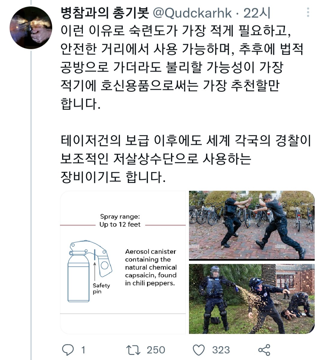 호신용품 정리 및 추천.twt | 인스티즈