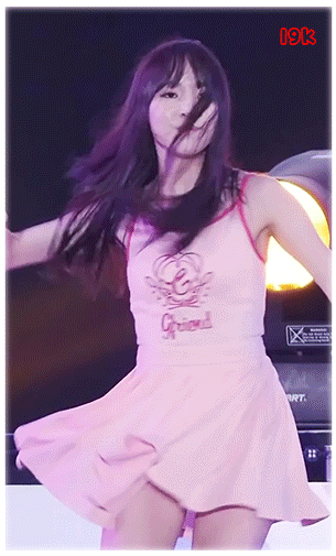 속옷보이는 여자친구 유주.gif | 인스티즈