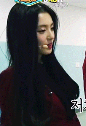 흑발하면 더 이쁜 아이린.gif | 인스티즈