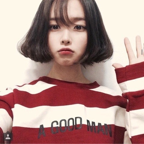 페북에서 단발여신으로 불린다는 손화민양 | 인스티즈