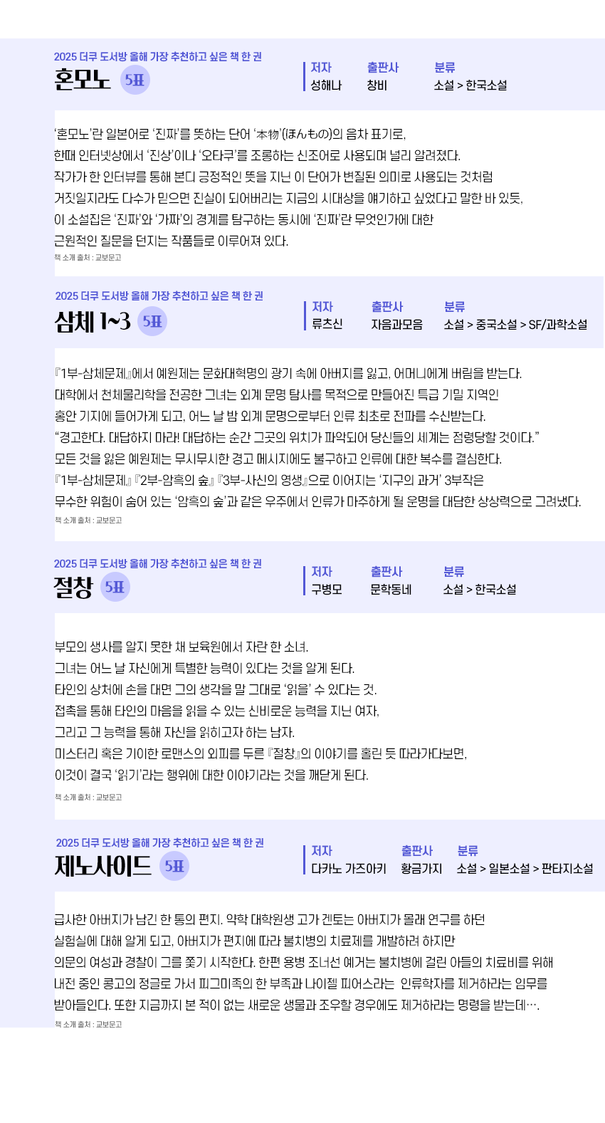 2025 도서방 - 올해 가장 추천하고 싶은 책📕 | 인스티즈