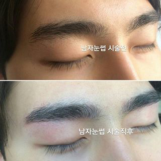 남자 눈썹 정리 후 | 인스티즈