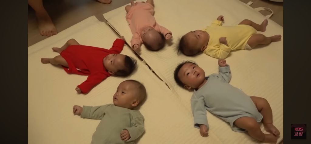 태어나서 처음으로 완전체가 된 다섯 쌍둥이 👶🏻 | 인스티즈