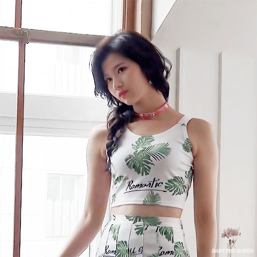 트와이스 큐티 사나.gif | 인스티즈