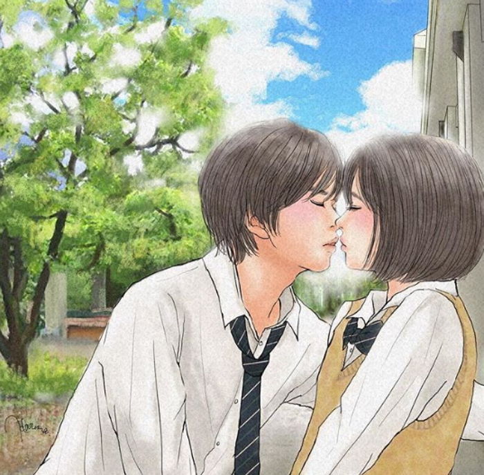 첫사랑을 20대까지 이어온 커플은 100% 공감할 '연애' 일러스트 시즌 2 | 인스티즈