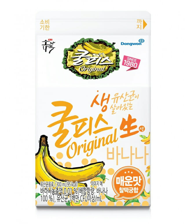 동원F&B 쿨피스, 15년 만에 신제품 바나나맛 출시 | 인스티즈