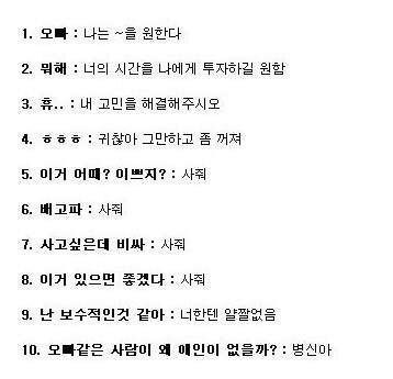 남자들이 생각하는 여자 말의 진짜 뜻.jpg | 인스티즈