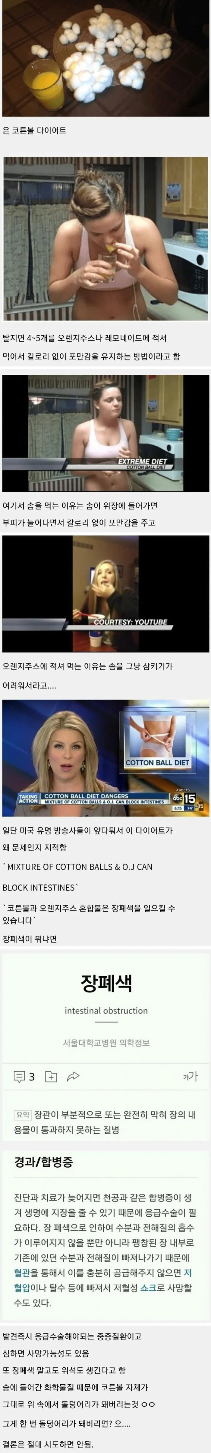 미국에서 유행했던 정신 나간 다이어트 | 인스티즈