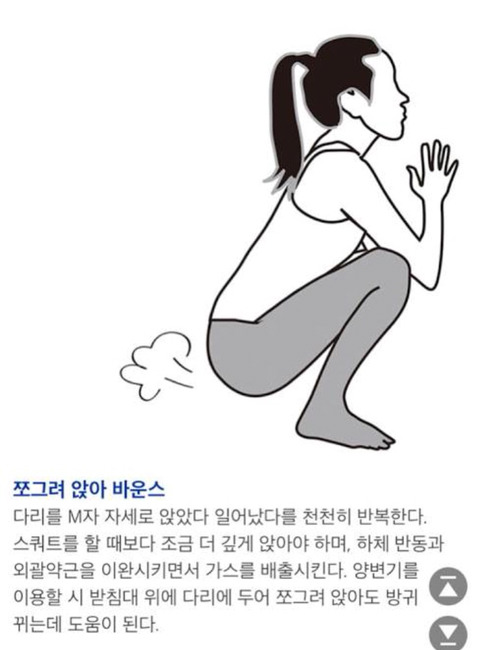 가스 찼을때 방귀 한방에 배출하는 자세 | 인스티즈