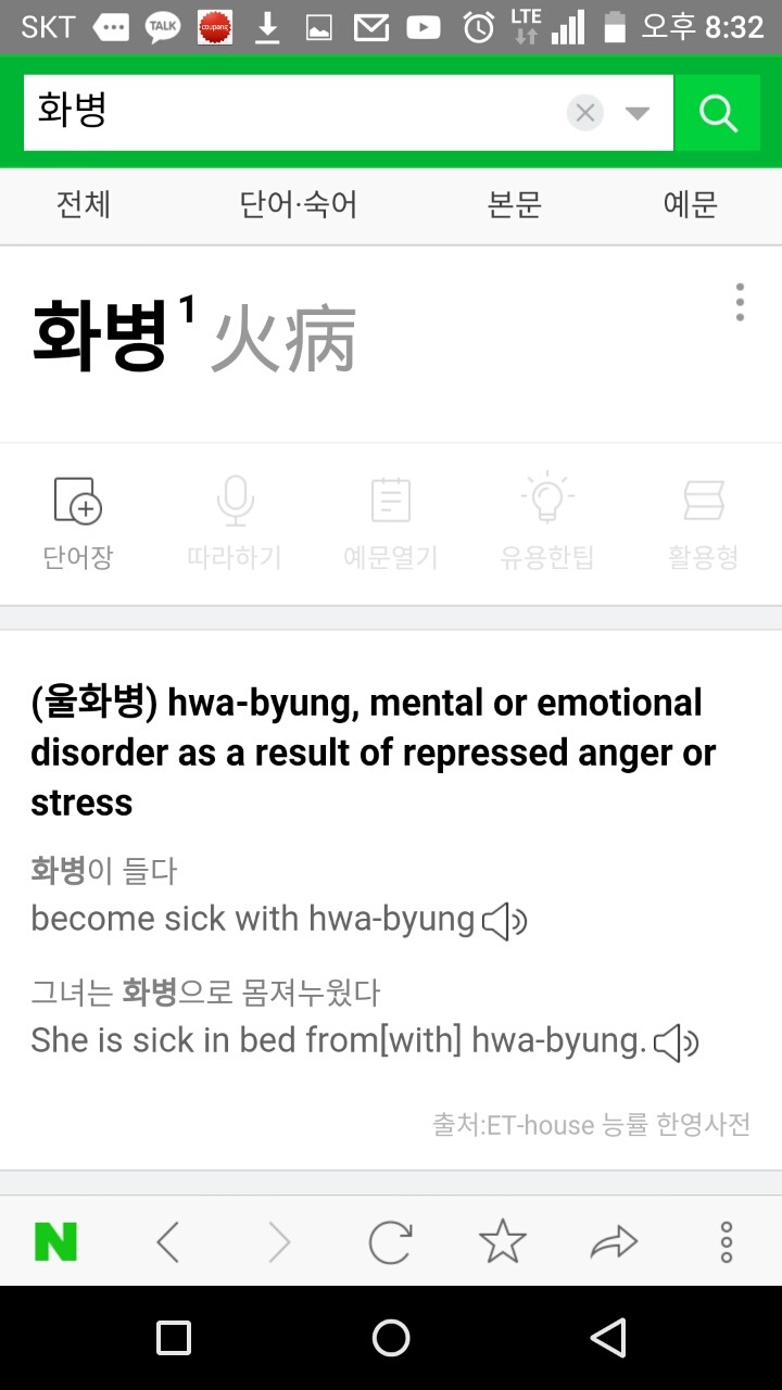 한국의 대표적인 병 홧병 | 인스티즈