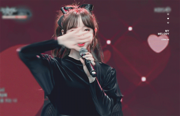 러블리즈 케이 포니테일.gif | 인스티즈