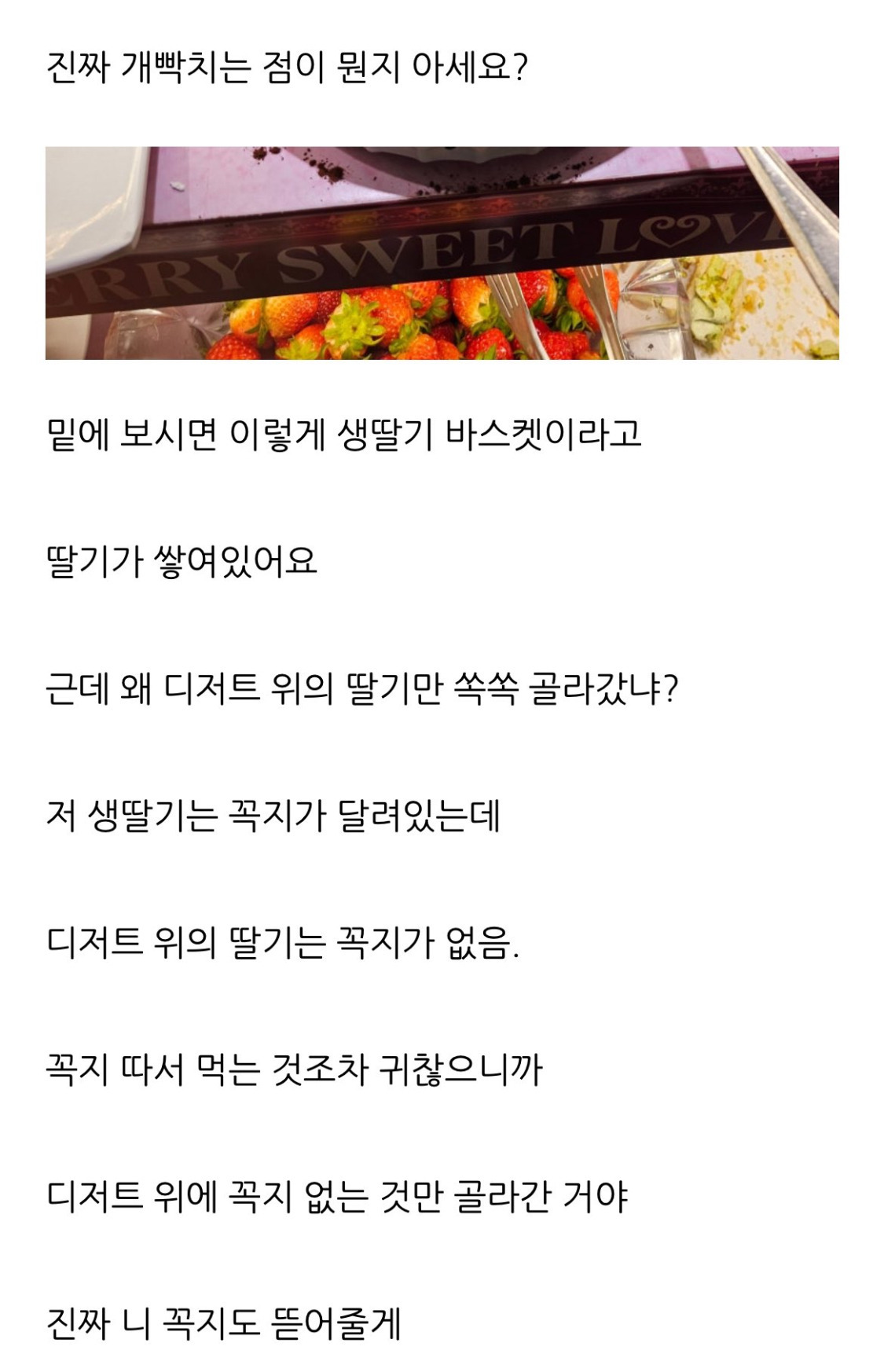 애슐리 퀸스 딸기축제 후기 정말 웃기다 | 인스티즈