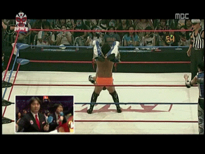 무한도전 WM7 당시 레슬링팬들한테 욕 많이 먹은 손스타 기술모음.gif | 인스티즈
