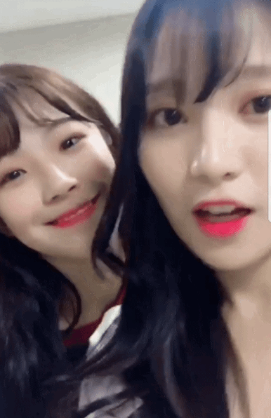 뽀뽀하는 아이돌.gif | 인스티즈