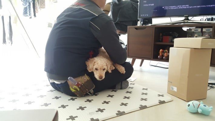 집에 인터넷 설치 기사님 오셨는데.... | 인스티즈