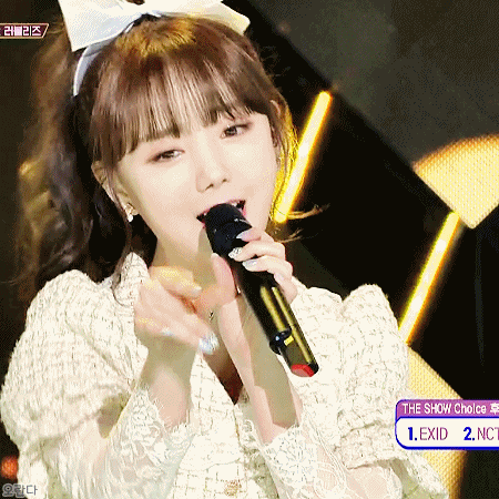 러블리즈 케이 포니테일.gif | 인스티즈