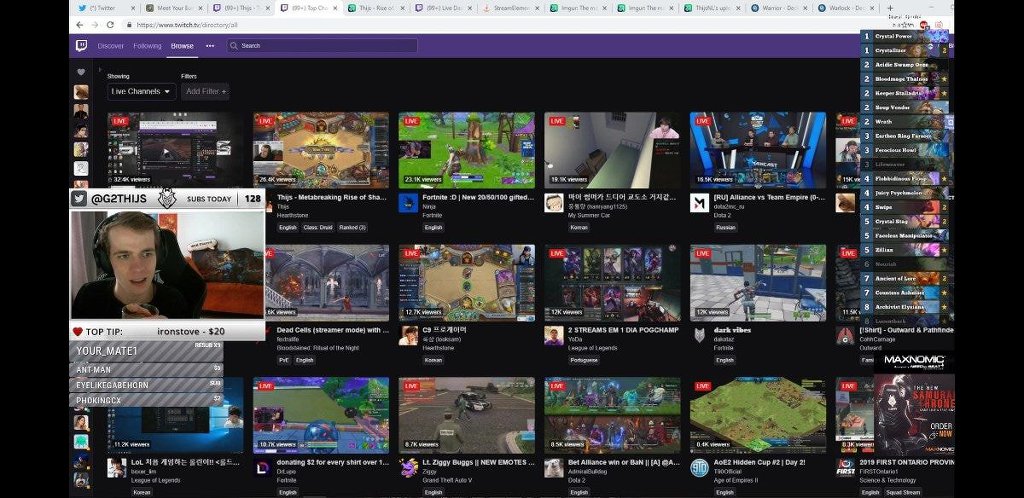 맨날 같은 게임만 하는 풍월량이 신기한 외국 스트리머ㅋㅋㅋㅋㅋ.jpg | 인스티즈