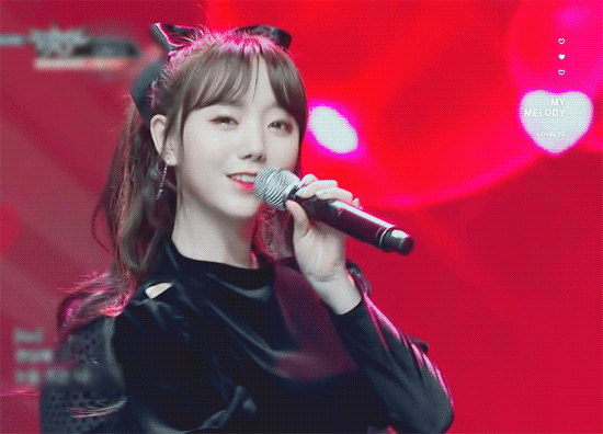 러블리즈 케이 포니테일.gif | 인스티즈