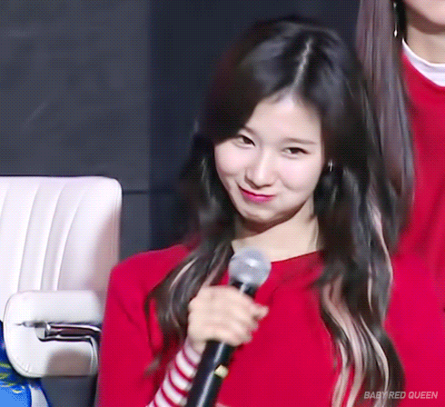 트와이스 큐티 사나.gif | 인스티즈