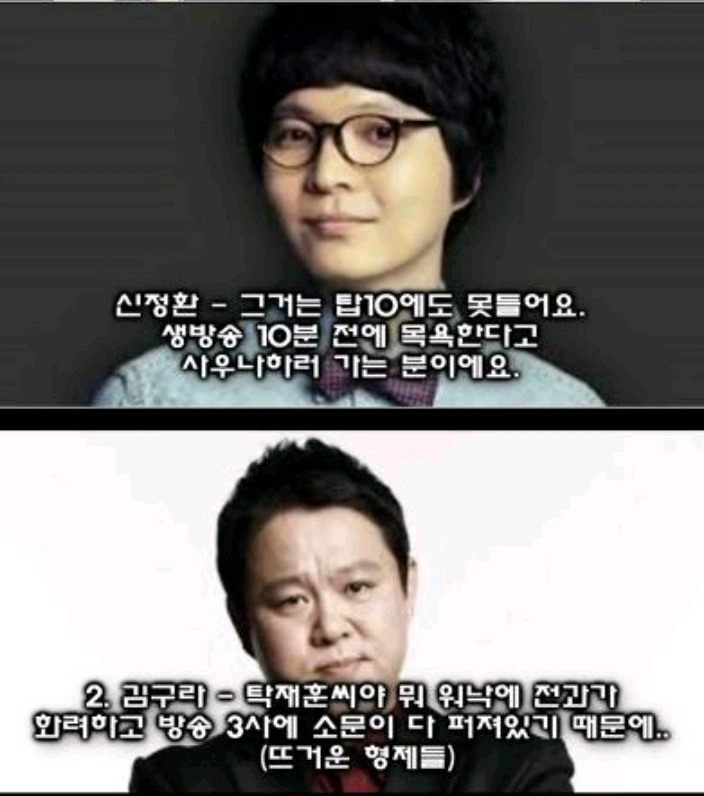 지각을 많이하는 연예인 | 인스티즈