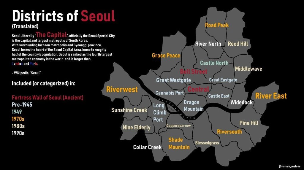 외국이 반한 판타지 소설같은 한국의 지역명 | 인스티즈