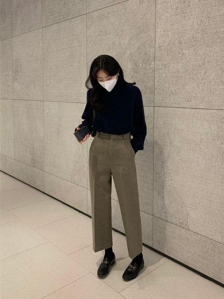 (스압) 같은 바지 돌려 입는 20대 이상 여들이 참고하기 좋은 가을 코디 모음 | 인스티즈