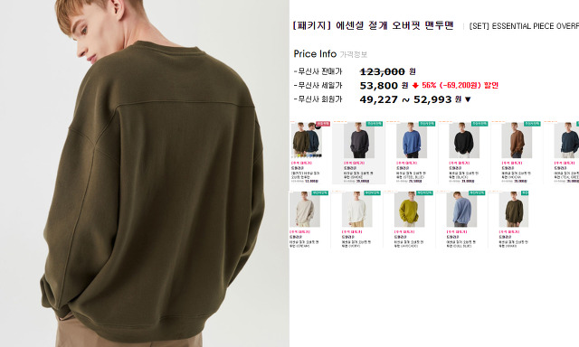 무신사 VIP가 쓰는 맨투맨 비교글 (드로우핏, 브렌슨, 로맨틱 파이어...) | 인스티즈