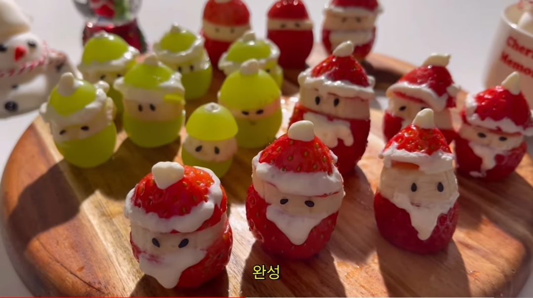 🍓 🍌 딸기 바나나로 만드는 간단한 크리스마스 디저트.jpg | 인스티즈