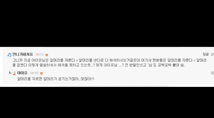 아이유 앞머리 논란 .jpg | 인스티즈