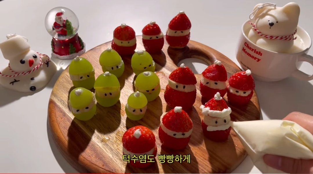 🍓 🍌 딸기 바나나로 만드는 간단한 크리스마스 디저트.jpg | 인스티즈