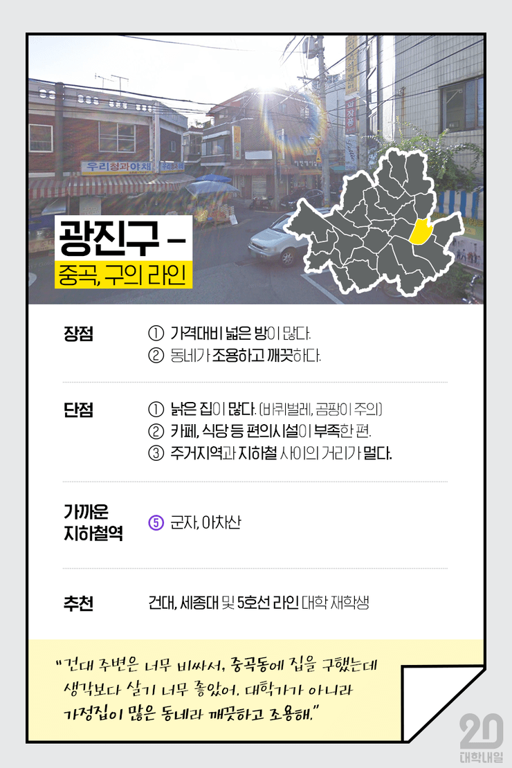 서울에서 자취하기 좋은 동네 TOP4 | 인스티즈