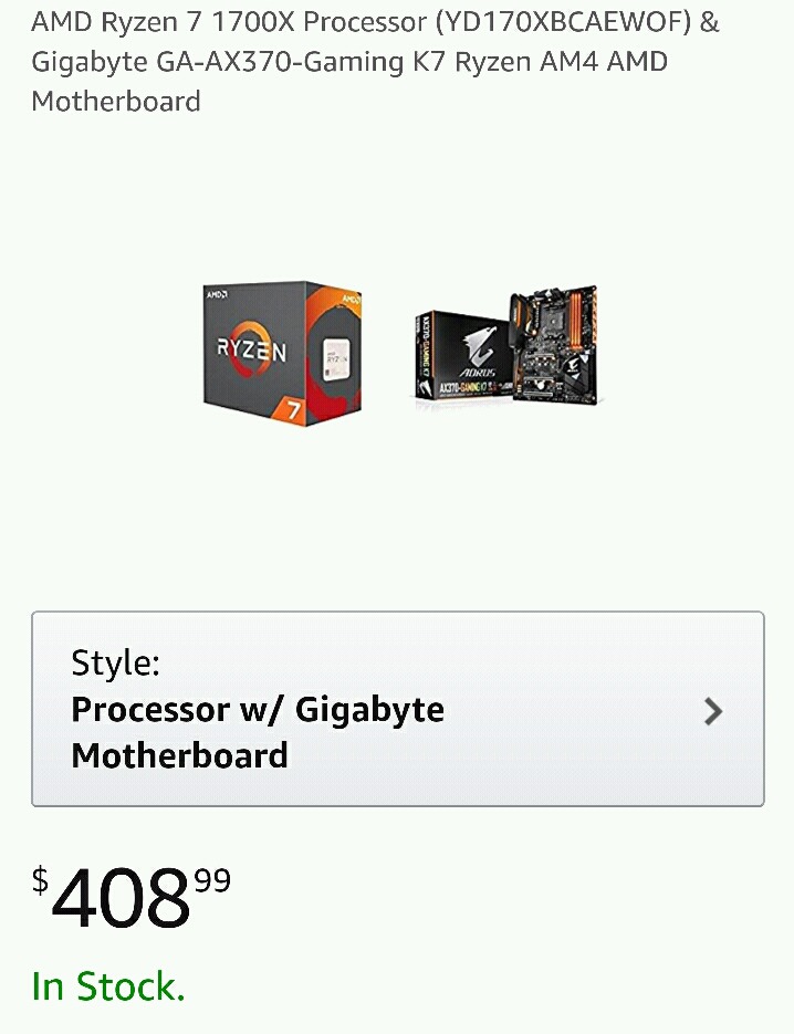 라이젠 1700X + AX370 gaming k7 AORUS 52.5만원 | 인스티즈