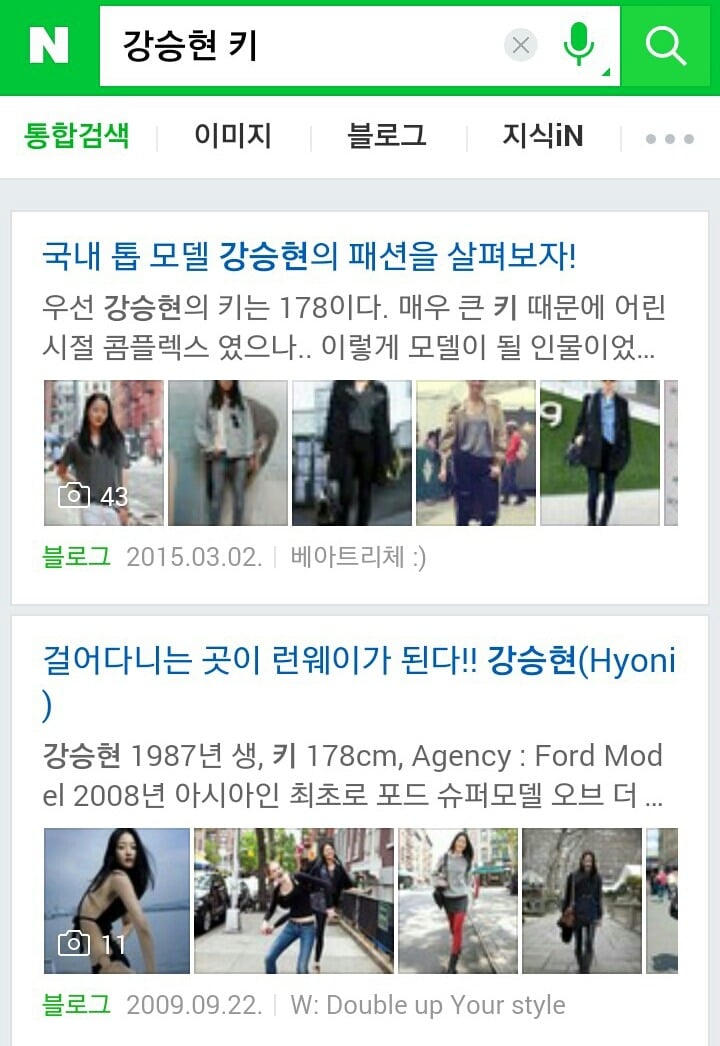 해외 패션위크에서 활동중/활동한 한국여자모델 키 | 인스티즈