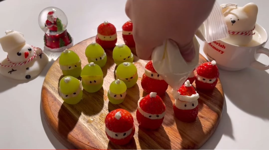 🍓 🍌 딸기 바나나로 만드는 간단한 크리스마스 디저트.jpg | 인스티즈