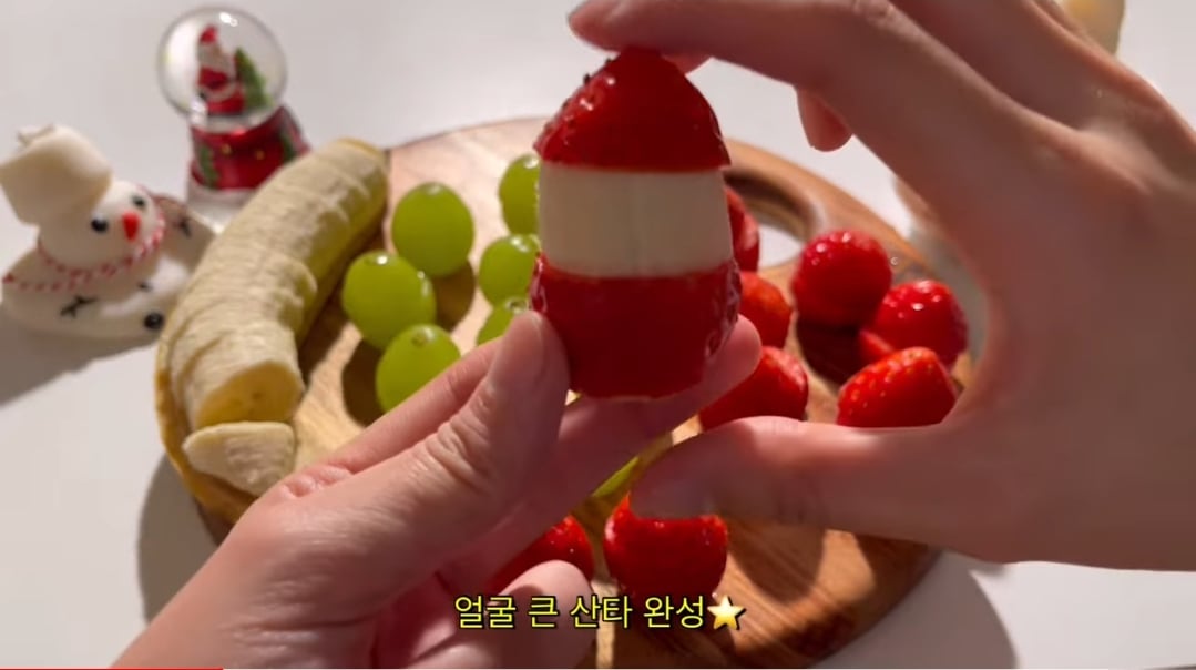 🍓 🍌 딸기 바나나로 만드는 간단한 크리스마스 디저트.jpg | 인스티즈