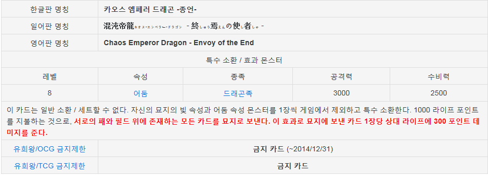 유희왕 역사상 가장 악랄하고 사기적이었던 덱들 | 인스티즈