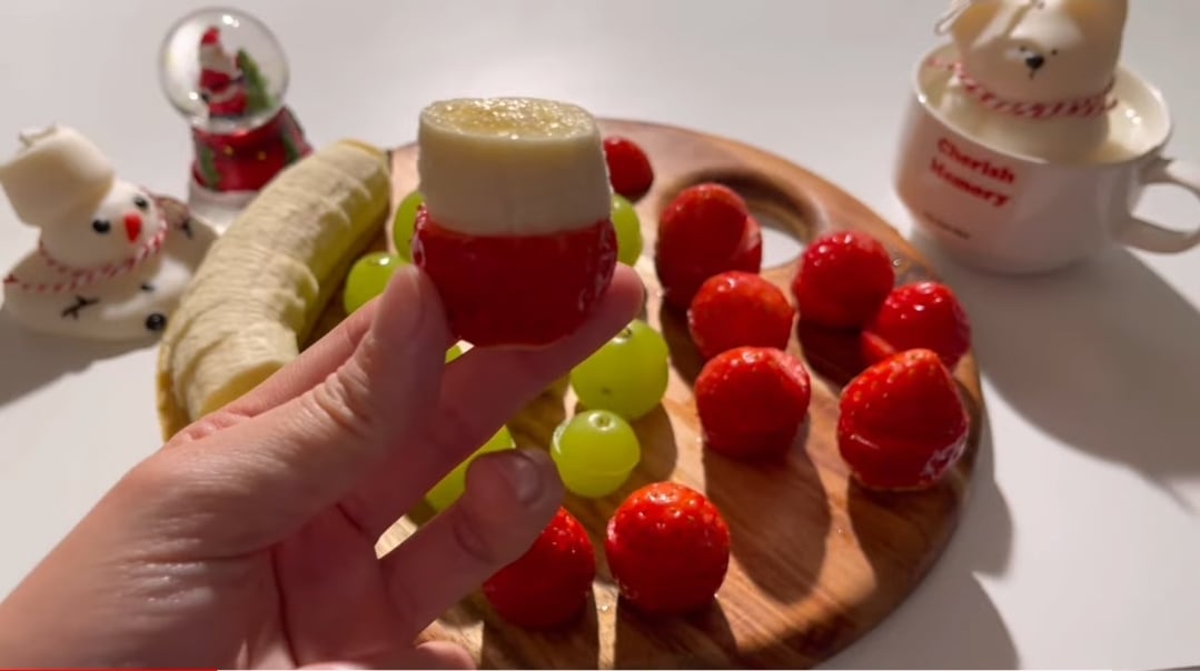 🍓 🍌 딸기 바나나로 만드는 간단한 크리스마스 디저트.jpg | 인스티즈