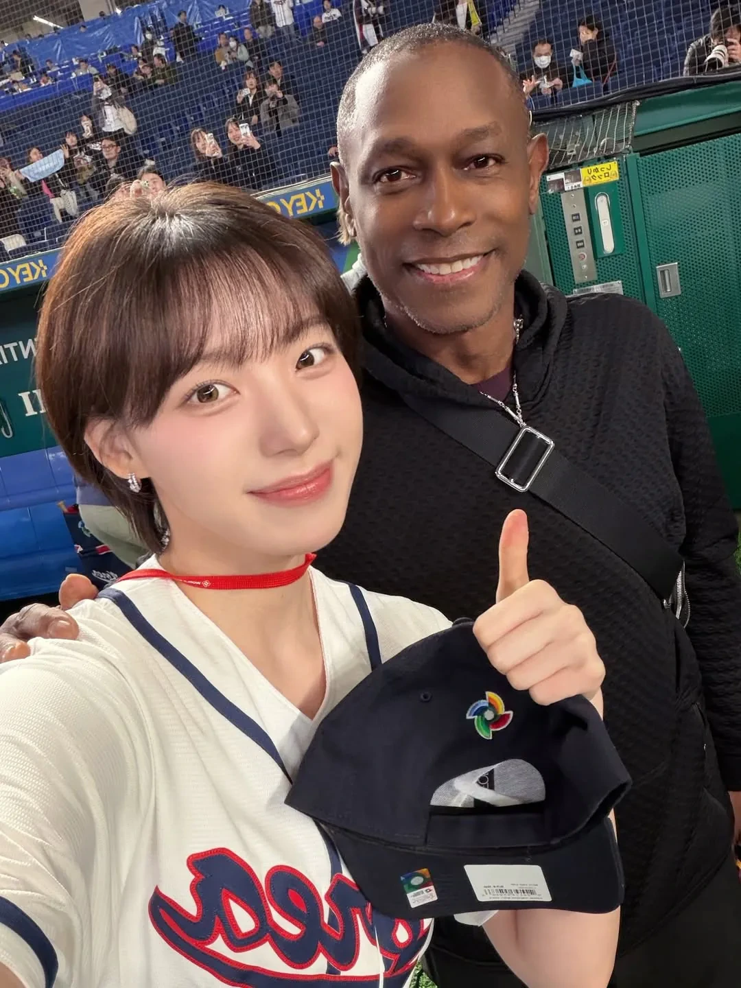 하지원 치어리더 인스타 WBC 도쿄돔 현장 사진 | 인스티즈