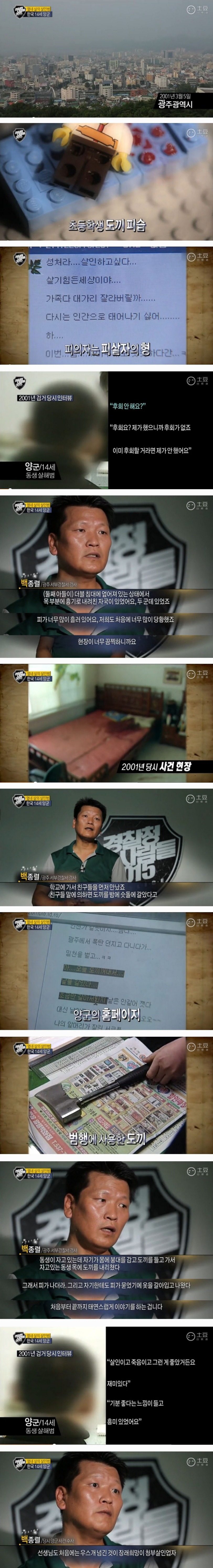 친동생 도끼 살인 사건 후기 | 인스티즈