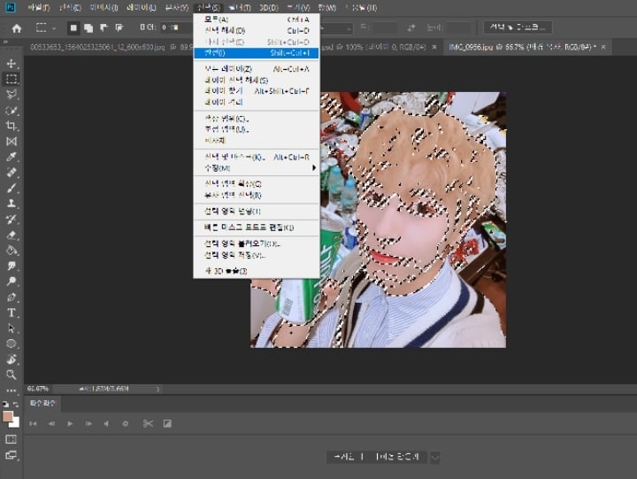 머리카락 누끼 개쉽게 따는법 | 인스티즈
