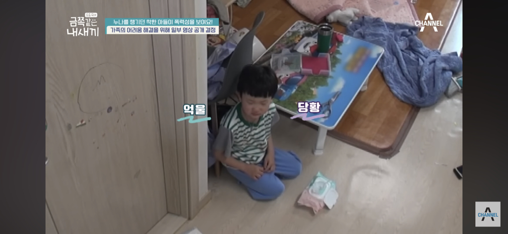금쪽이에서 출연자 보호로 현장에서만 원본 공개되었다는 충격적인 영상의 일부 | 인스티즈