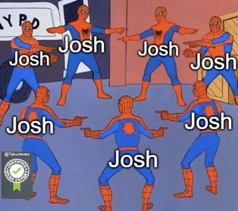 이제 미국에 단 한명밖에 없다는 이름... Josh..... | 인스티즈