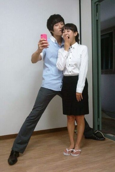 키큰 남자와 키작은 여자가 만났을때 키차이.jpgif | 인스티즈