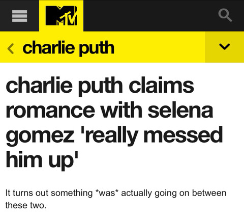 셀레나 고메즈와 찰리 푸스는 사귄걸까 안사귄걸까 | 인스티즈