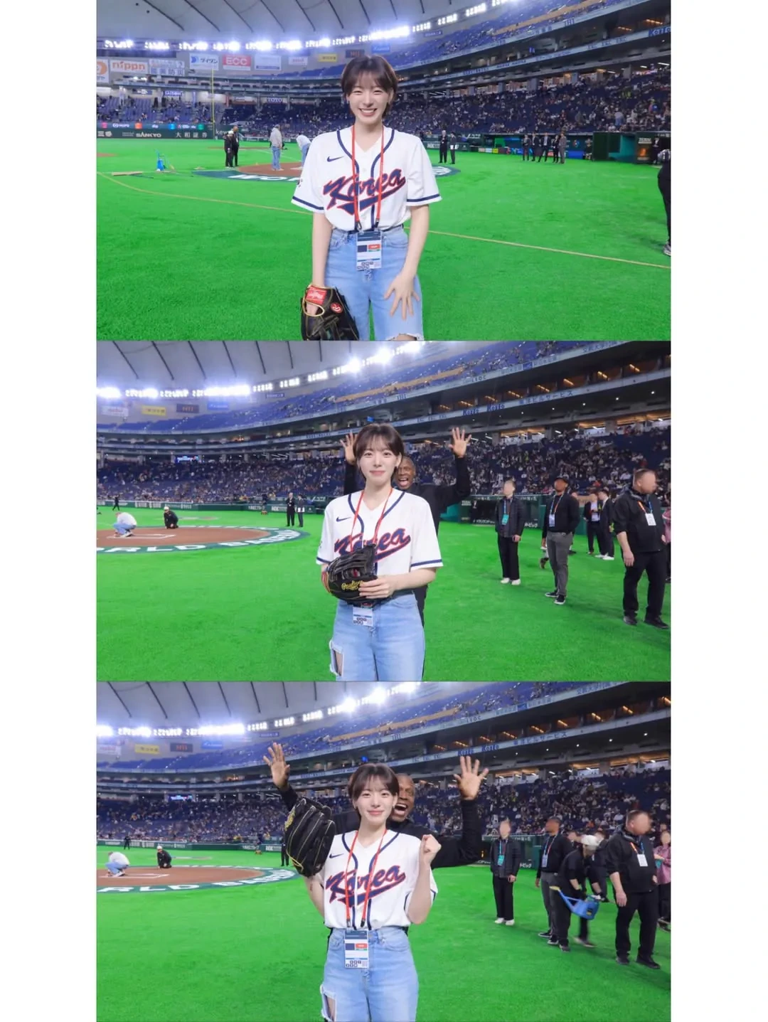 하지원 치어리더 인스타 WBC 도쿄돔 현장 사진 | 인스티즈