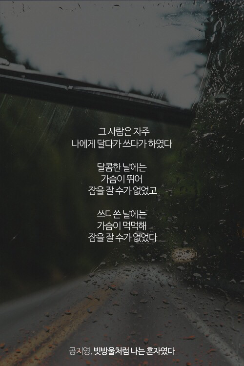 아련하고 먹먹한 시 글귀 모음 | 인스티즈