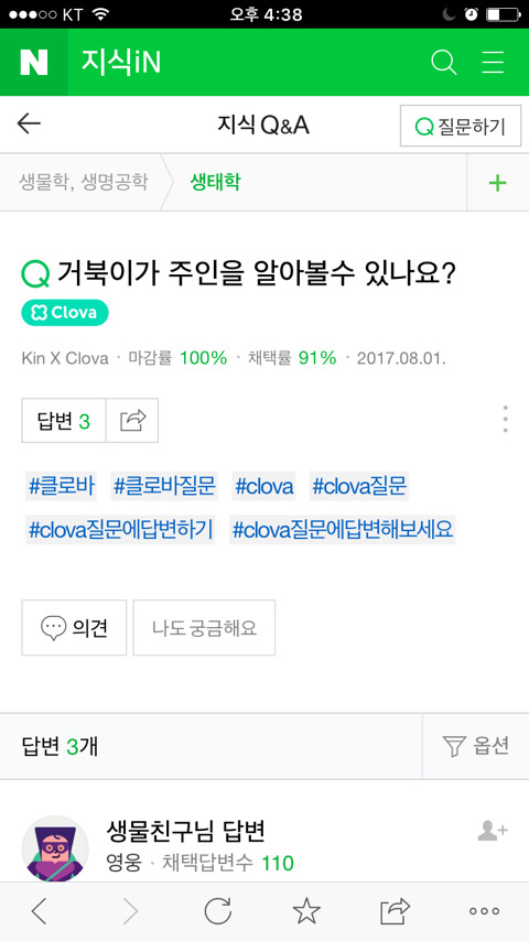 거북이가 주인을 알아보나요? 지식Q&A | 인스티즈