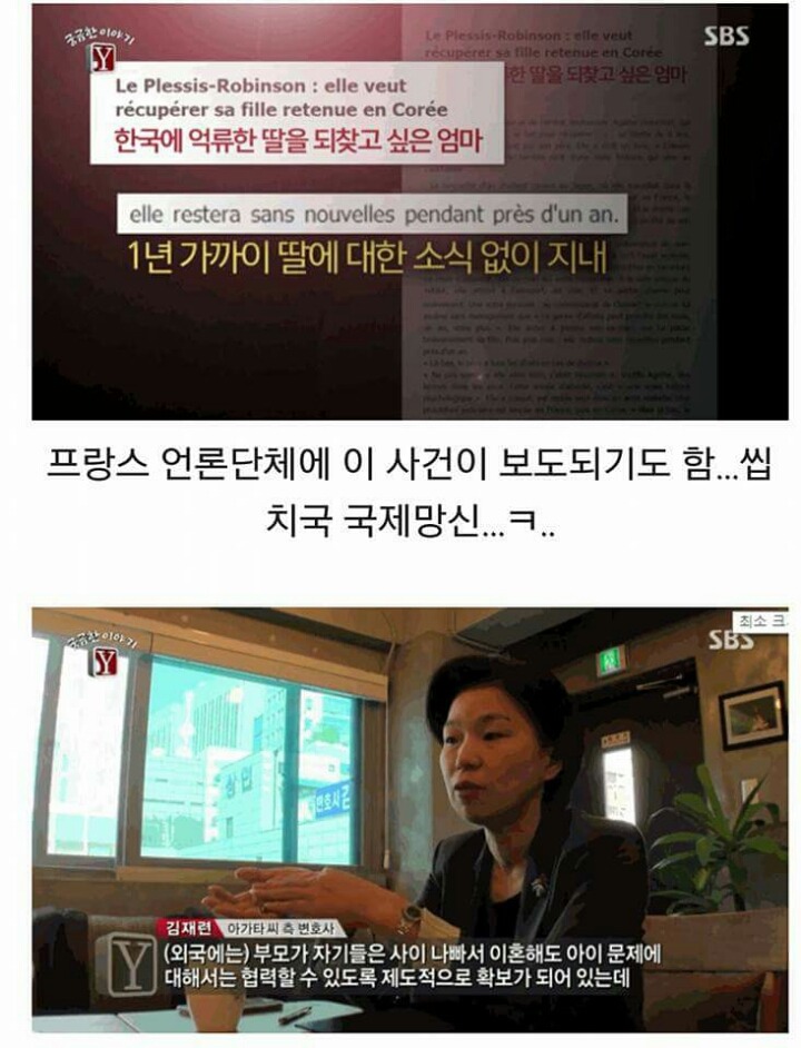 프랑스 아동 납치법으로 국제 수배 지명 상태에 놓인 김씨 (슬픔주의) | 인스티즈